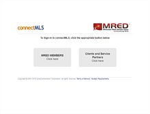 Tablet Screenshot of connectmls3.mredllc.com